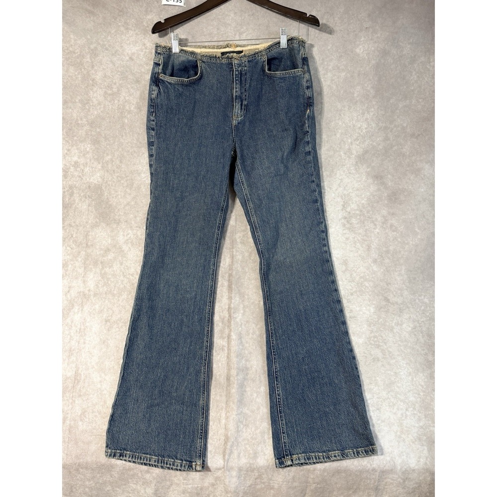 Bdg Urban Outfitters Frayed‎ And Flared Dark Washed Jeans Women's Size 29W